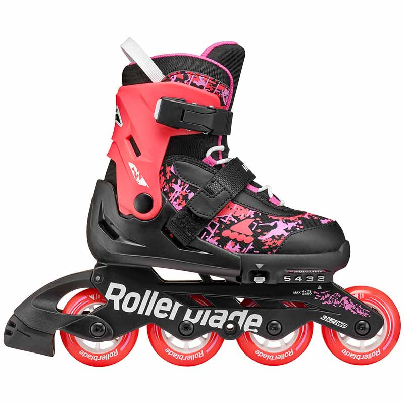 Rollerblade Microblade SL Black Coral Kids Skates - Inlinex