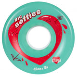 Ruedas cuádruples Chaya Big Softie Clear Teal de 65 mm