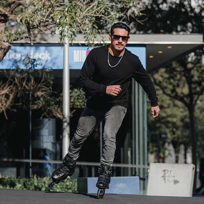 Flying Eagle X7D Reaver Black Skates - Inlinex