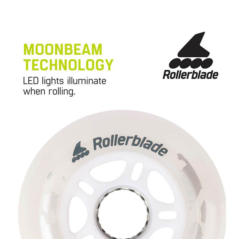 Rollerblade Moonbeams LED 80mm Wheels - Inlinex