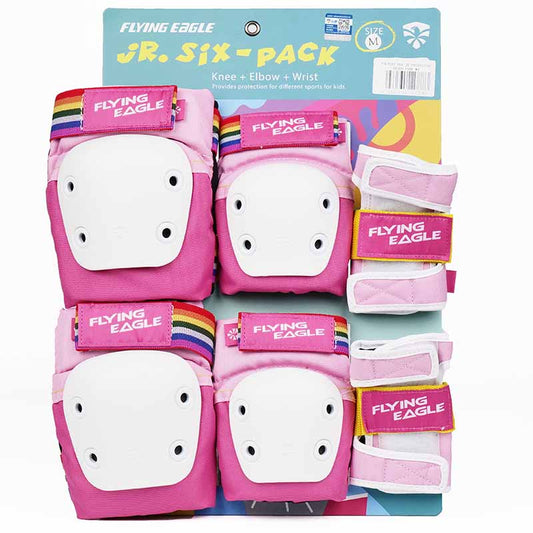 Flying Eagle Valiant Jr Pink Gear Protective Set - Inlinex - alternate view