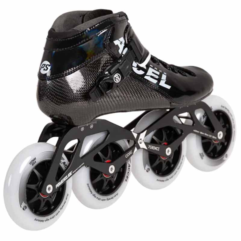 Powerslide Accel Black 100 Racing Skates - Inlinex