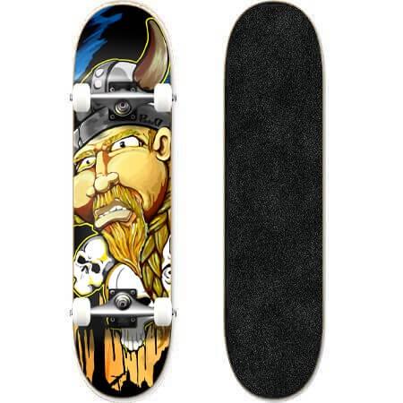 Yocaher Viking 7.5" Complete Skateboard - Inlinex