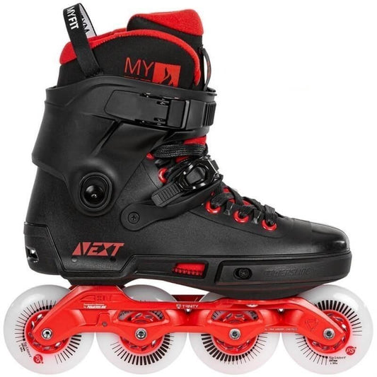 ✈️Powerslide Next 80 Black Red Skates - Inlinex