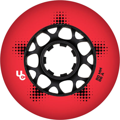 Undercover Team PRO Red 80mm/86A Wheels (Pack of 4)