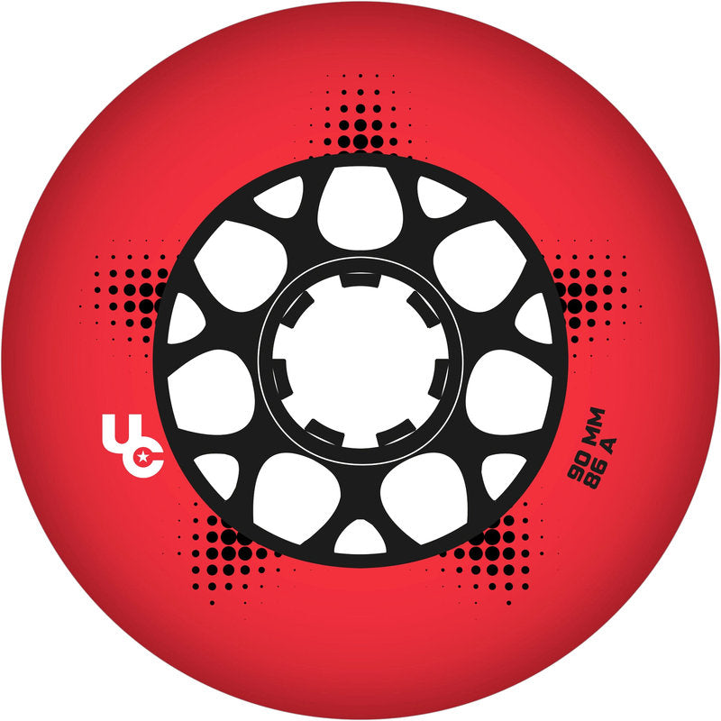 Undercover Team PRO Red 90mm/86A Wheels (Pack of 4)