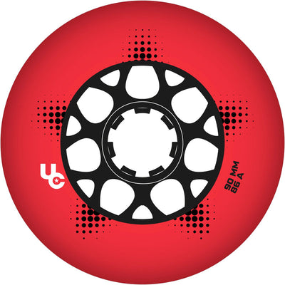 Undercover Team PRO Red 90mm/86A Wheels (Pack of 4)
