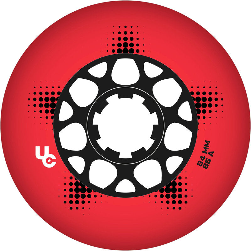 Undercover Team PRO Red 84mm/86A Wheels (Pack of 4)