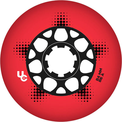 Undercover Team PRO Red 84mm/86A Wheels (Pack of 4)
