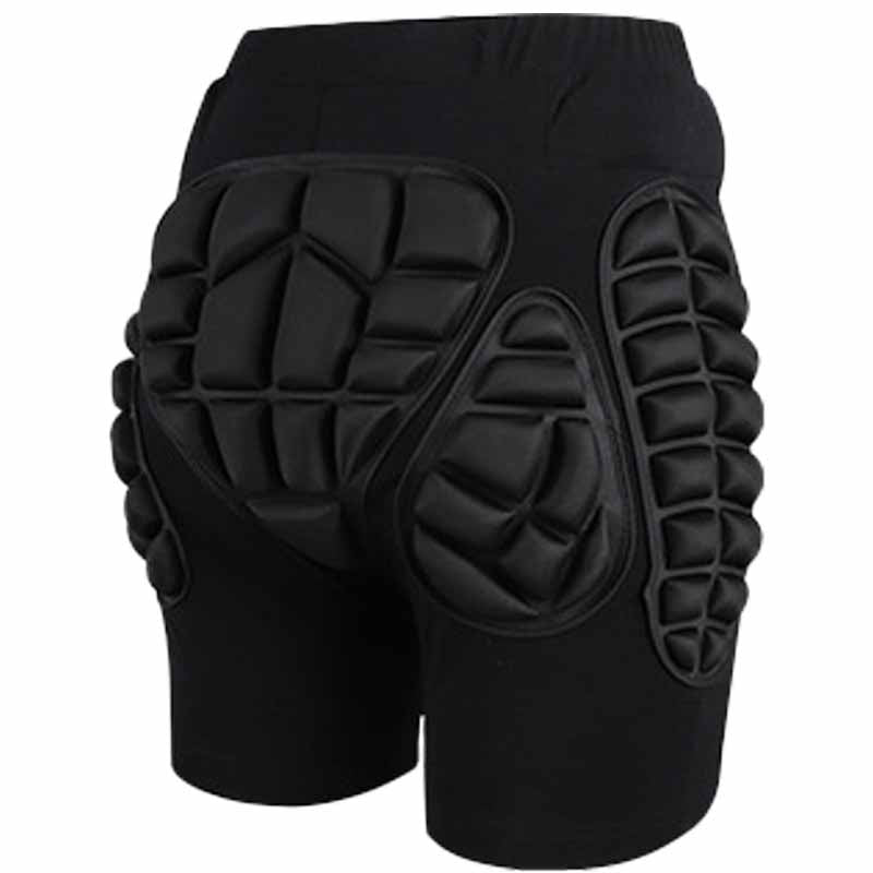 Black Extra Protective Hip Pads - Inlinex