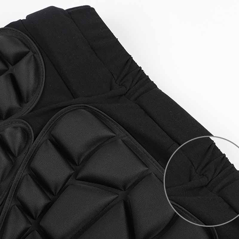 Black Extra Protective Hip Pads - Inlinex