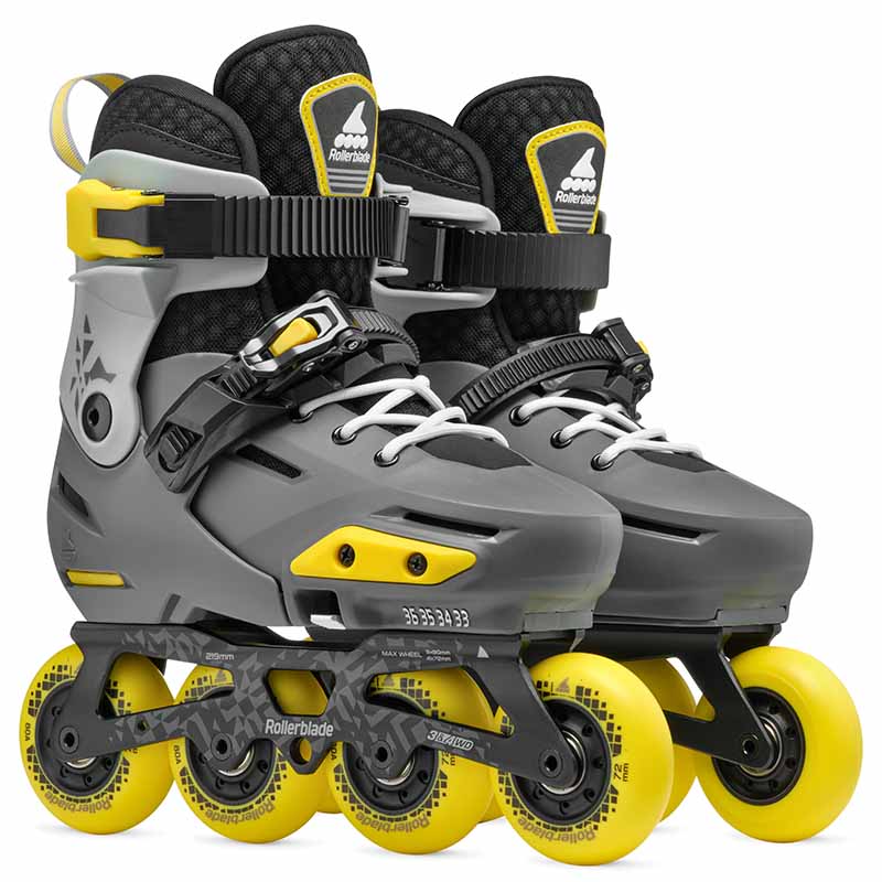 Rollerblade Apex Charcoal Kids Skates - Inlinex