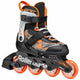 Sepatu Roda Anak Rollerblade Microblade SL Hitam Oranye