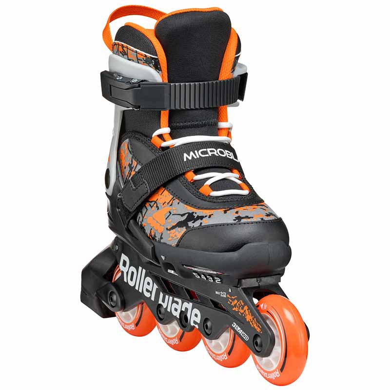 Rollerblade Microblade SL Black Orange Kids Skates - Inlinex