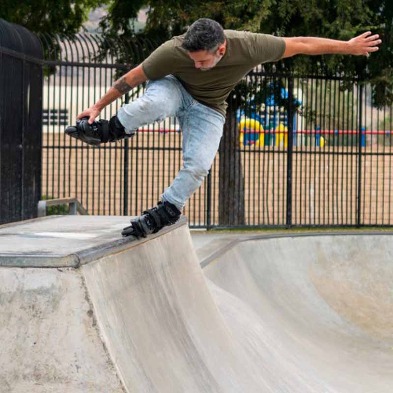 Flying Eagle Enkidu Black Aggressive Skates - Inlinex