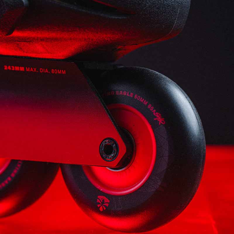 Flying Eagle F4 Raven Black Fire Skates - Inlinex