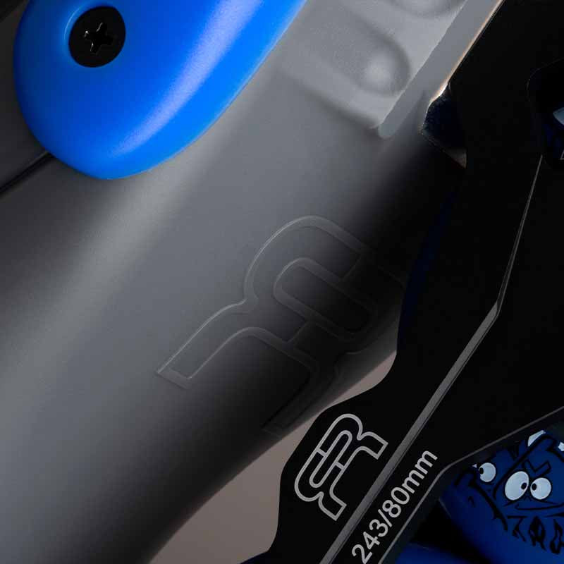 ✈️FR 1 80 Blue Grey Skates - Inlinex