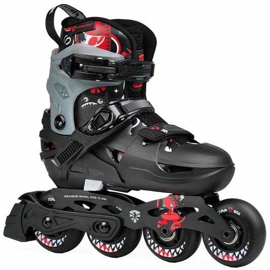 Flying Eagle L6 Lumos Black Kids Skates - Inlinex