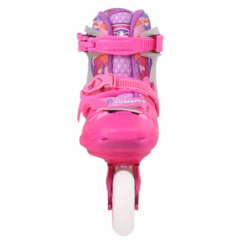 Flying Eagle L8 Lumafly Pink Kids Skates - Inlinex