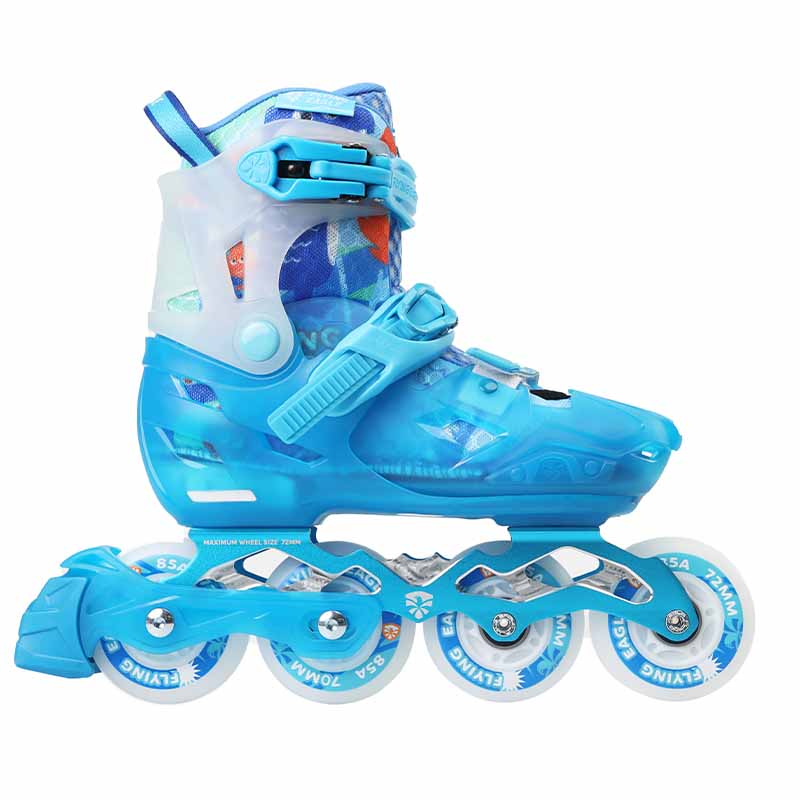 Flying Eagle L8 Lumafly Blue Kids Skates - Inlinex