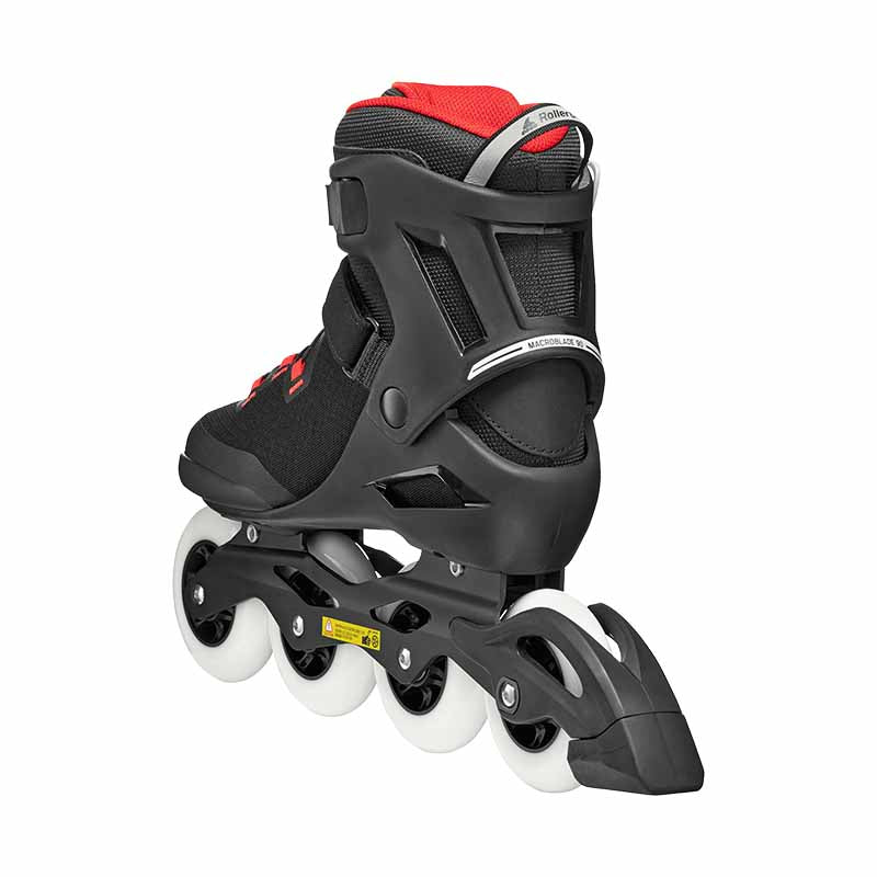 Rollerblade Macroblade 90 Black Red Skates - Inlinex