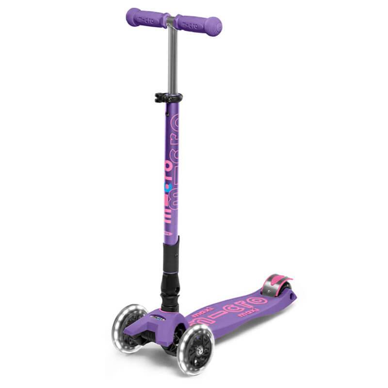 Micro Maxi Folding Deluxe LED Kids Scooter - Inlinex
