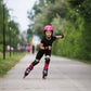 Rollerblade Microblade Black Pink Kids Skates - Inlinex