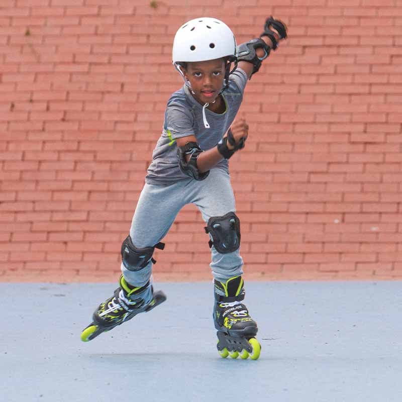 Rollerblade Microblade SL Black Lime Kids Skates - Inlinex