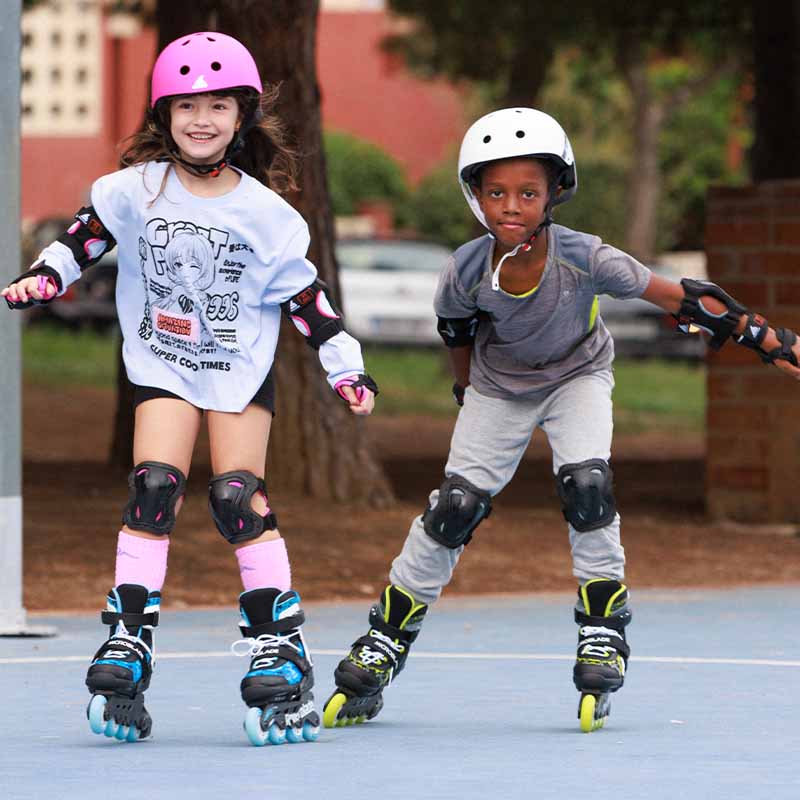 Rollerblade Microblade SL Black Lime Kids Skates - Inlinex