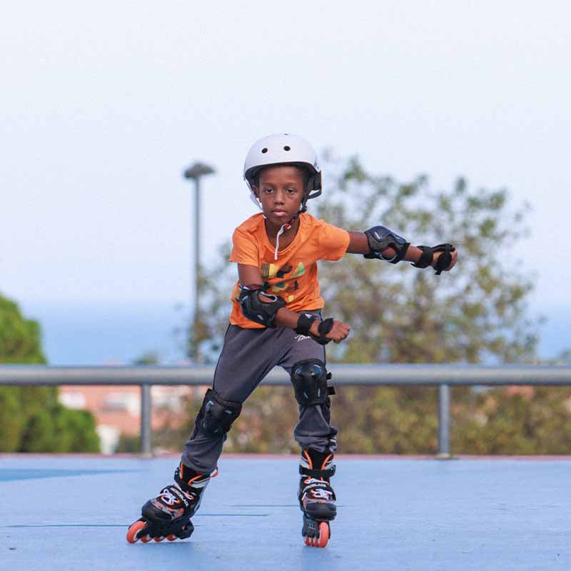 Rollerblade Microblade SL Black Orange Kids Skates - Inlinex