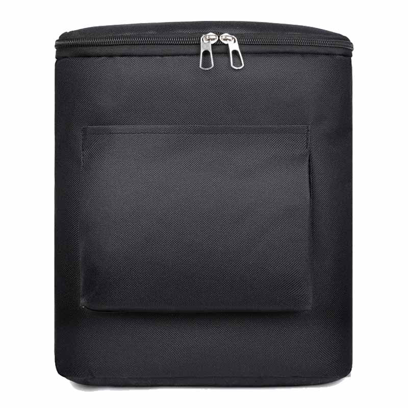 Black Handle Bar Basket Bag - Inlinex