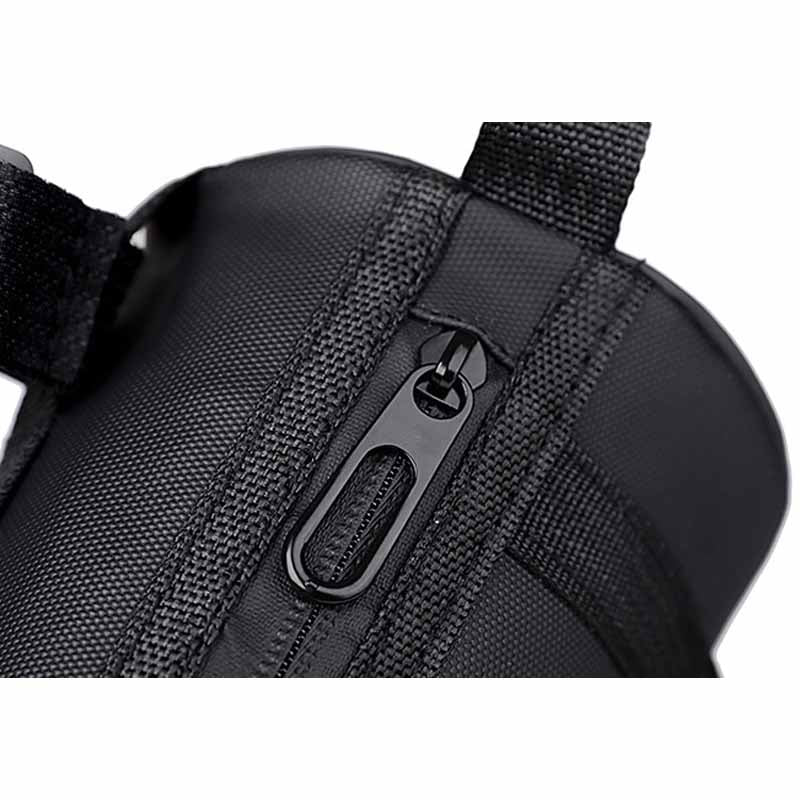 Black Handle Bar Barrel Bag - Inlinex
