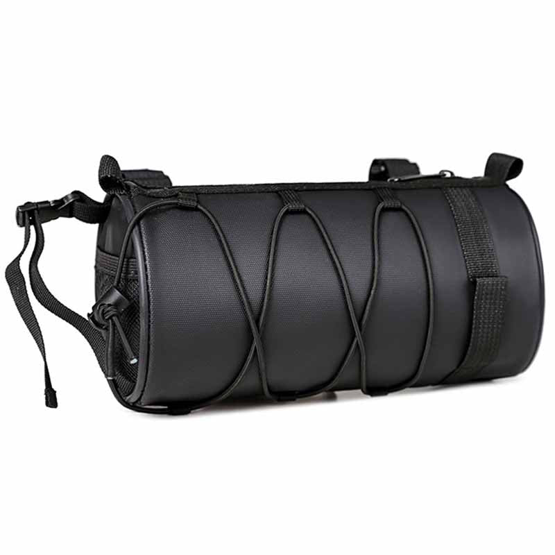 Black Handle Bar Barrel Bag - Inlinex