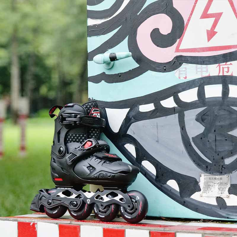 Flying Eagle S7 Nimbus Black Kids Skates - Inlinex