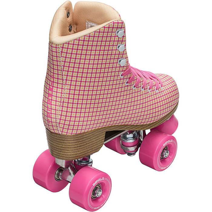 🔥Impala Pink Tartan Roller Skate - Inlinex