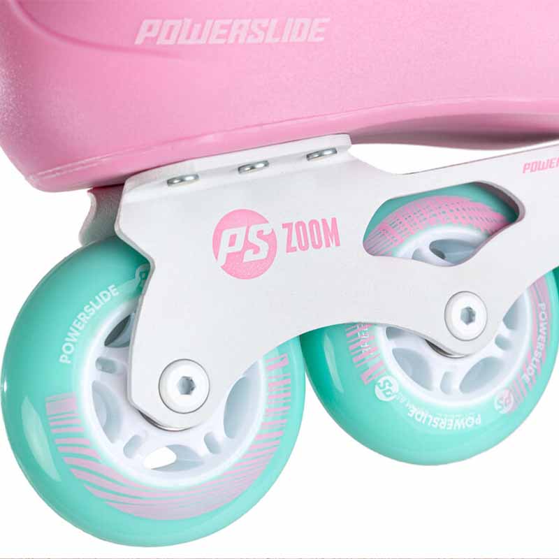 Powerslide Zoom Cotton Candy Pink 80 Skates - Inlinex