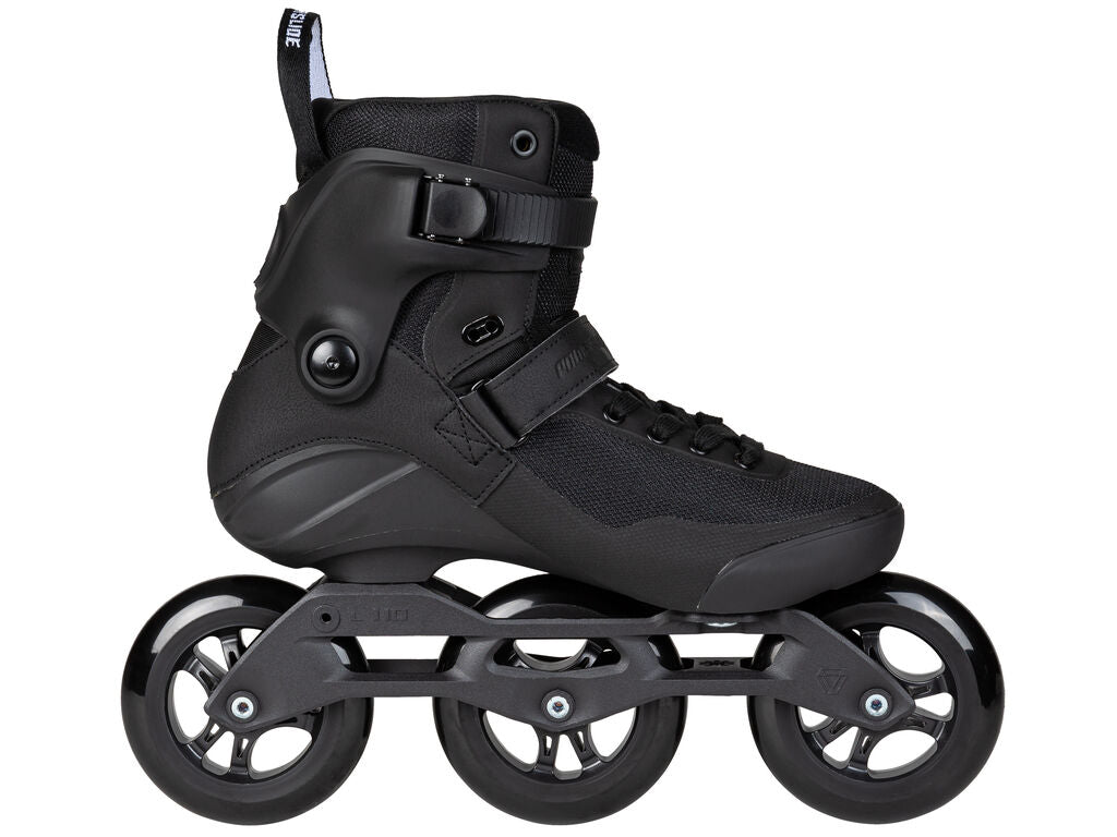 🔥Powerslide Swell Triple Black 110 Trinity Skates - Inlinex
