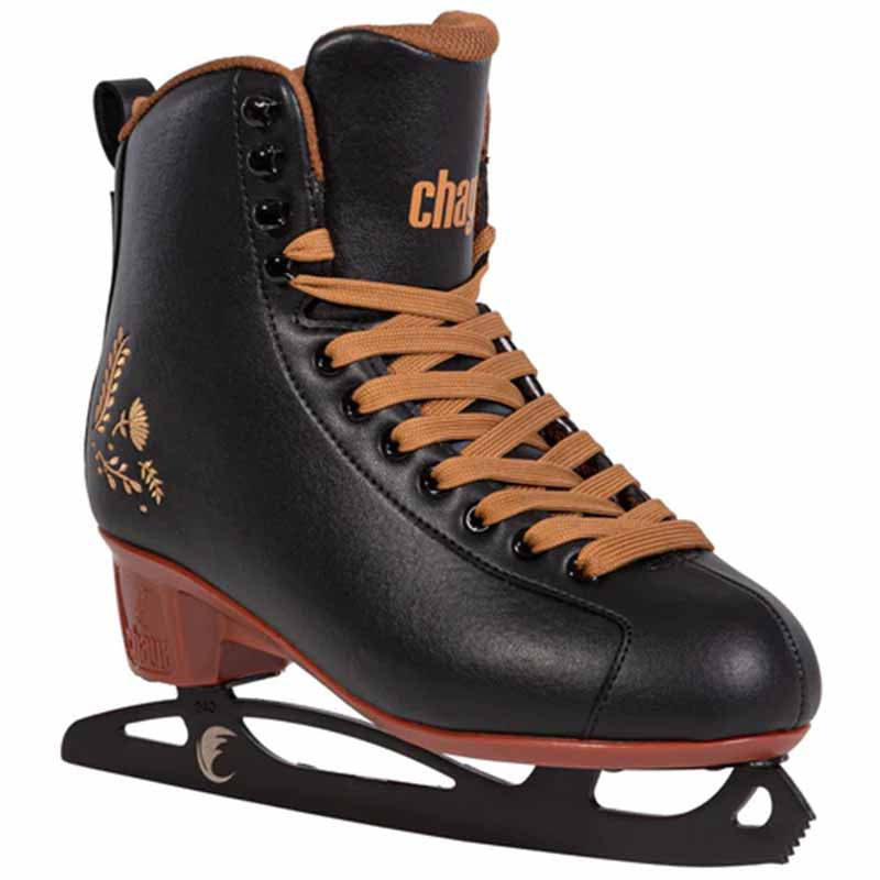 Chaya Merlot Black Ice Skates - Inlinex