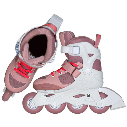 Powerslide Rocket Pale Mauve Kids Skates - Inlinex