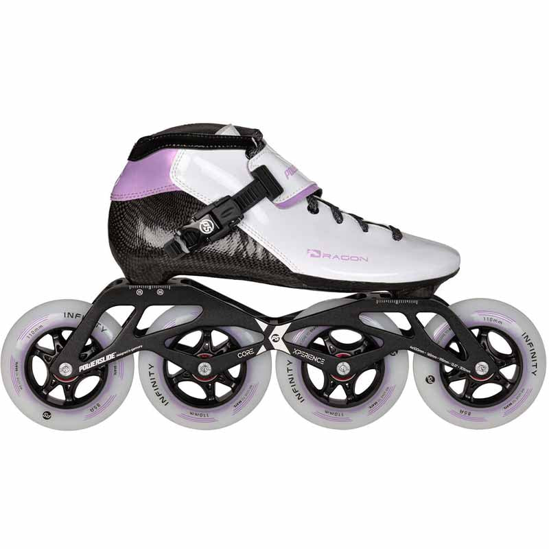 ✈️Powerslide Dragon White 110 Racing Skates - Inlinex