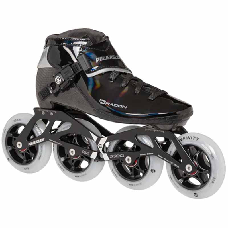 Powerslide Dragon Black 90 Racing Skates - Inlinex