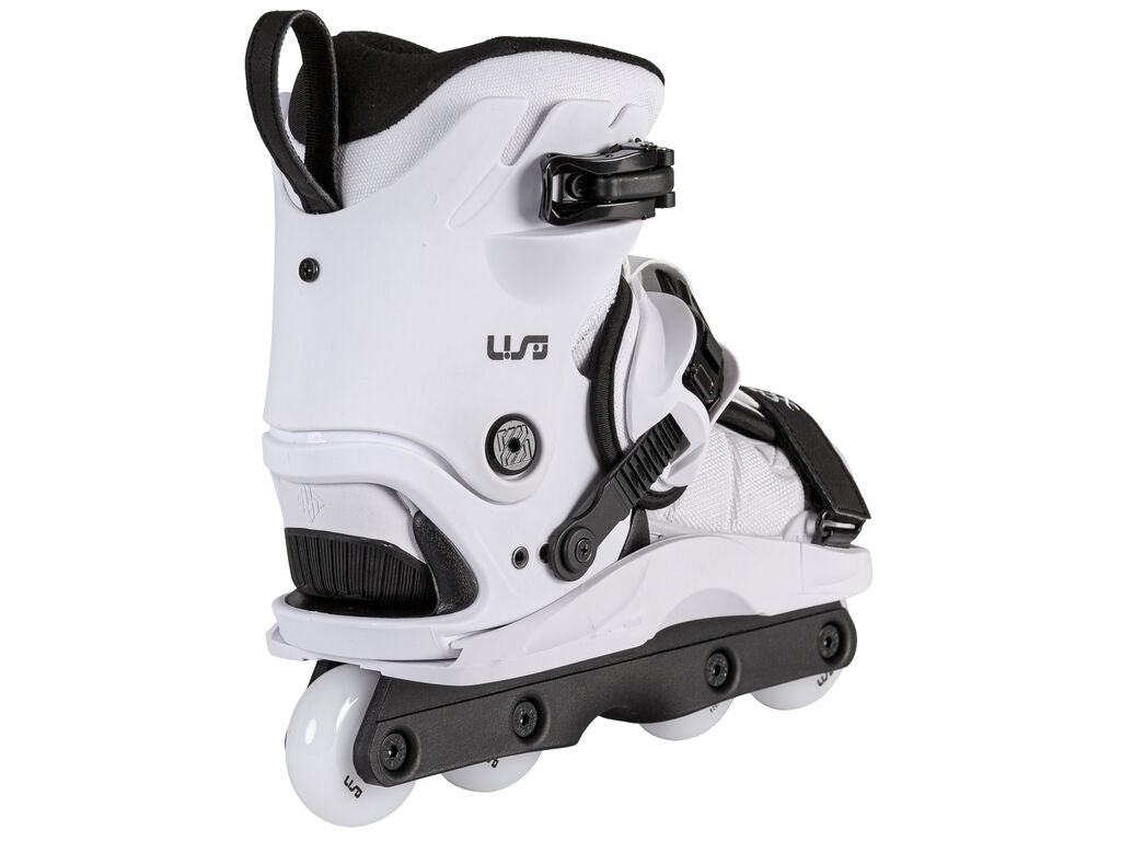 USD Shadow Team White Aggressive Skates - Inlinex