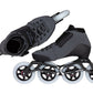 Powerslide Triple X Evo Dark Grey adj. Racing Kids Skates - Inlinex