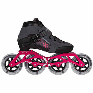 Powerslide Triple X Evo Hot Pink adj. Racing Kids Skates - Inlinex