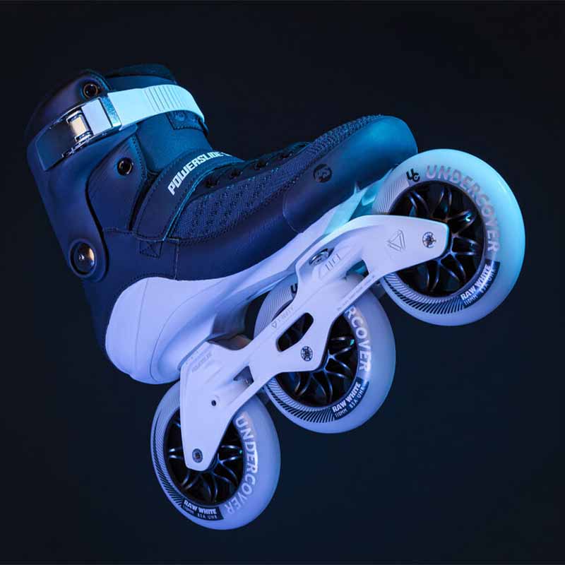 🔥Powerslide Swell Navy Blue 110 Trinity Skates - Inlinex