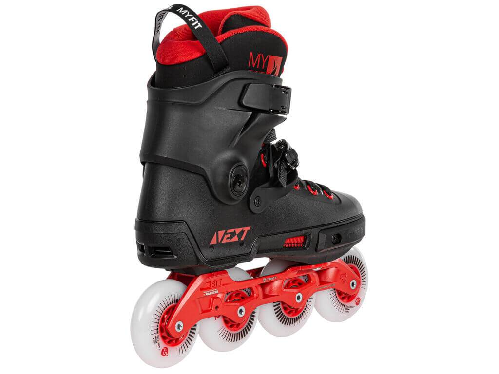 ✈️Powerslide Next 80 Black Red Skates - Inlinex