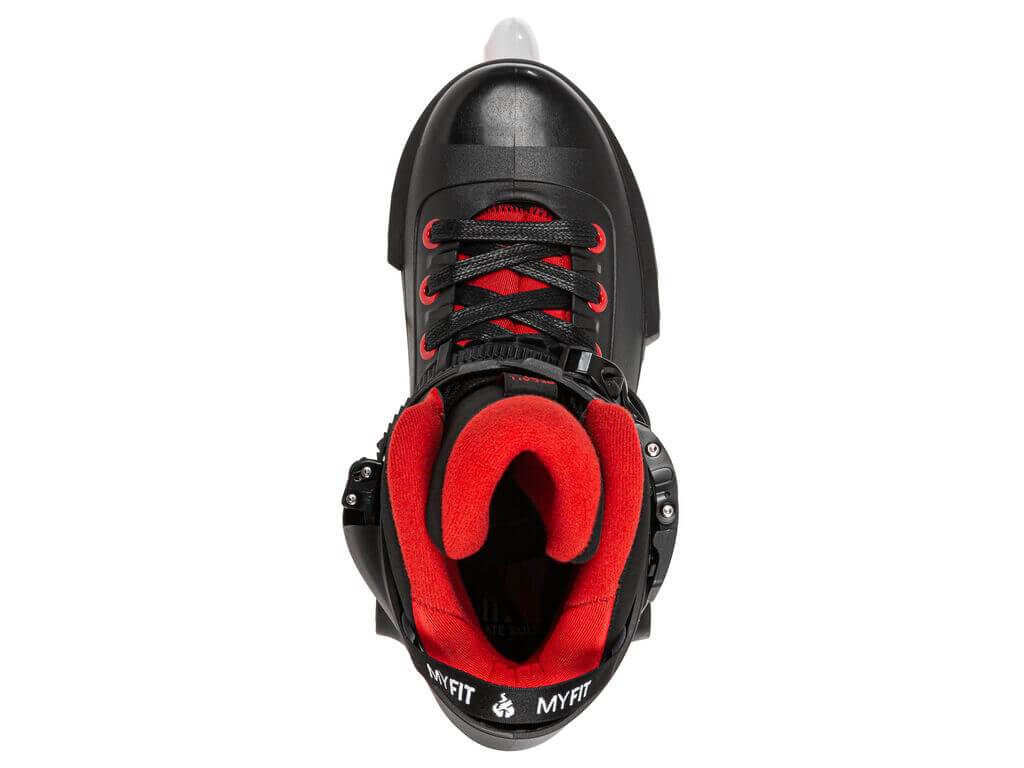 ✈️Powerslide Next 80 Black Red Skates - Inlinex
