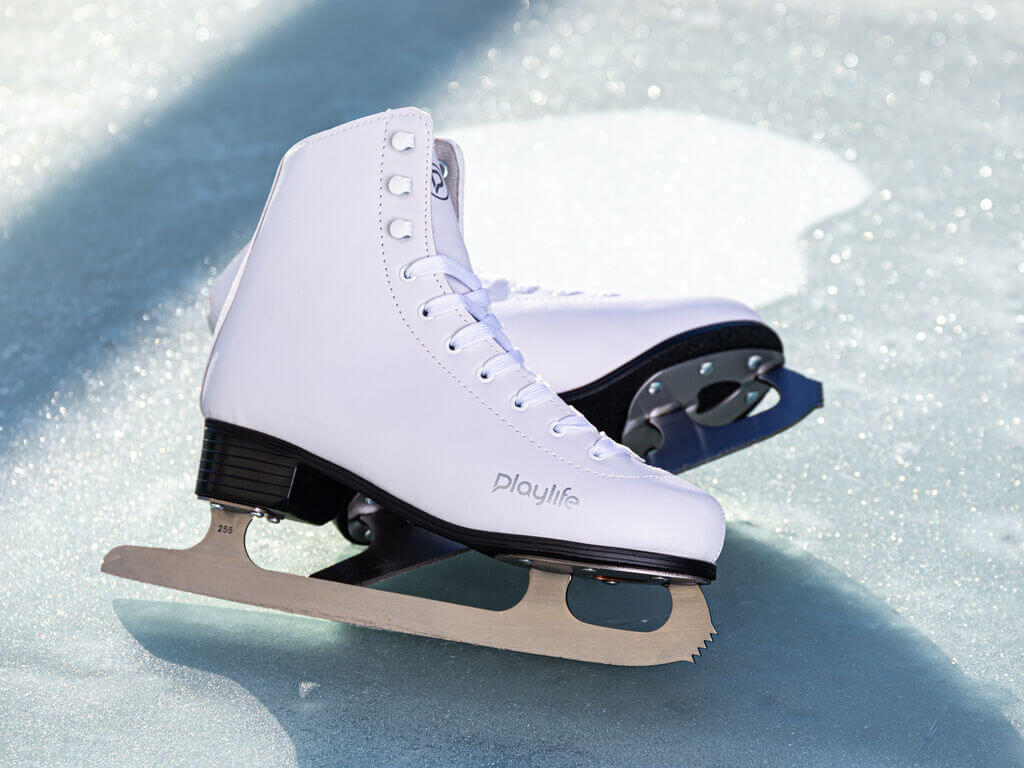 PlayLife Classic White Ice Skates - Inlinex