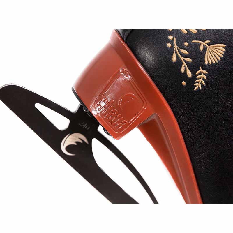 Chaya Merlot Black Ice Skates - Inlinex