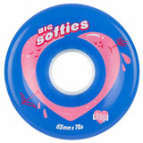 Ruedas cuádruples Chaya Big Softie Clear Blue de 65 mm